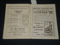 1924 SHUBERT PLAYBILL - PHILADELPHA - DONALD MEEK - J 5695