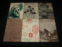 1953 OPERA NEWS MAGAZINE LOT OF 22 DIFFERENT ISSUES - O 2805J