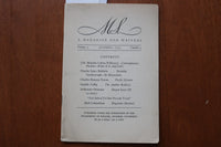 1935 NOVEMBER MS., A MAGAZINE FOR WRITERS - SOFTCOVER BOOK - K 3168