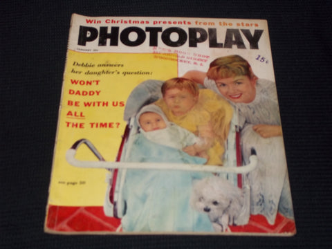 1959 JANUARY PHOTOPLAY MAGAZINE - DEBBIE REYNOLDS FRONT COVER - E 16743