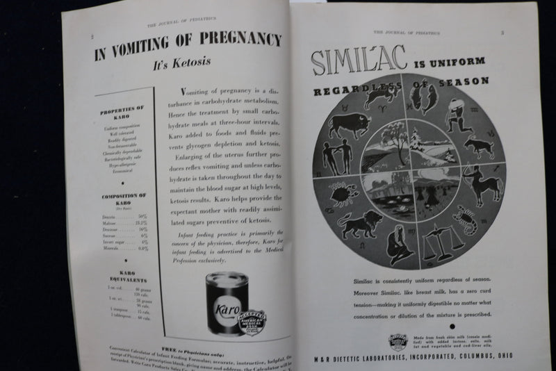 1938-1939 THE JOURNAL OF PEDIATRICS MAGAZINE - LOT OF 4 - O 3400