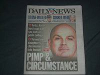 2020 FEBRUARY 12 NEW YORK DAILY NEWS NEWSPAPER - LAWRENCE RAY SEX TRAFFICKING