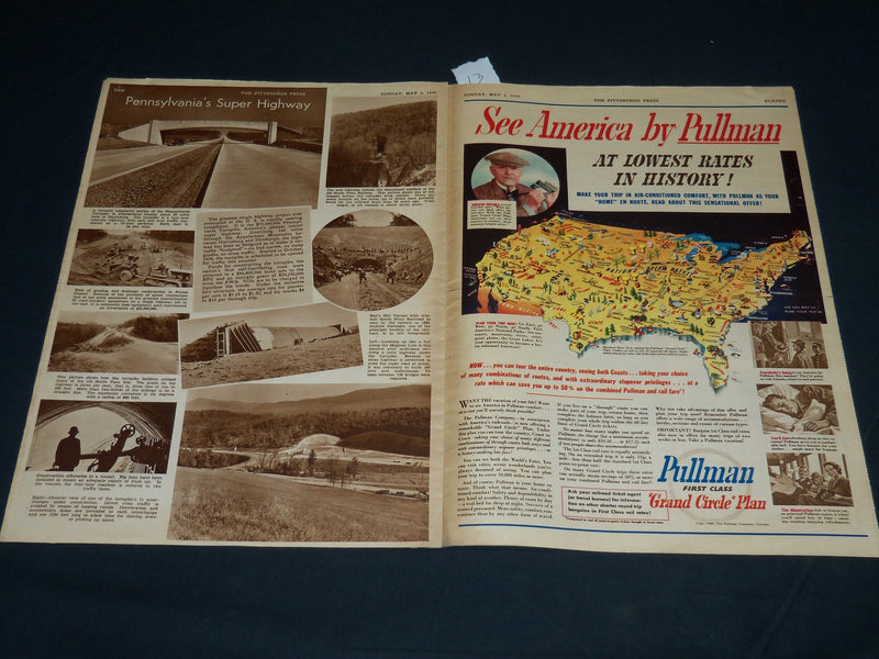 1940 MAY 5 THE PITTSBURGH PRESS SUNDAY ROTO SECTION - ,AUREEM O'HARA - NP 4546