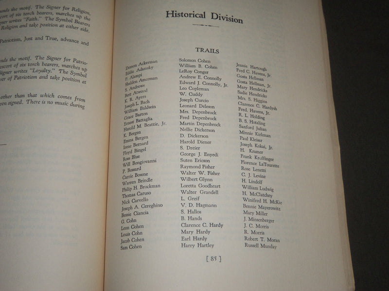1930 PAGEANT OF NEW BRUNSWICK SOFTCOVER BOOK - J 2518
