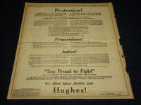 1916 NOVEMBER 2 NEW YORK TIMES - ODDS ON HUGHES CHANGE TO 10 TO 7 - NT 7681