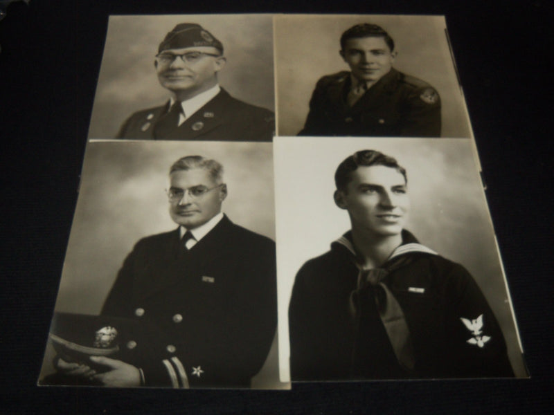 1940'S NAVY V-12 TRAINING UNIT ST. AMBROSE COLLEGE PHOTO LOT OF 34 - 11x14 - #30