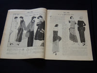 1922 OCTOBER 8 LES MODES DE LA FEMME DE FRANCE MAGAZINE - NICE ILLUS. - SP 3253T