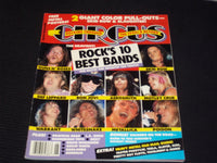 1990 JUNE 30 CIRCUS MAGAZINE - ROCK'S 10 BEST BANDS FRONT COVER - E 7658