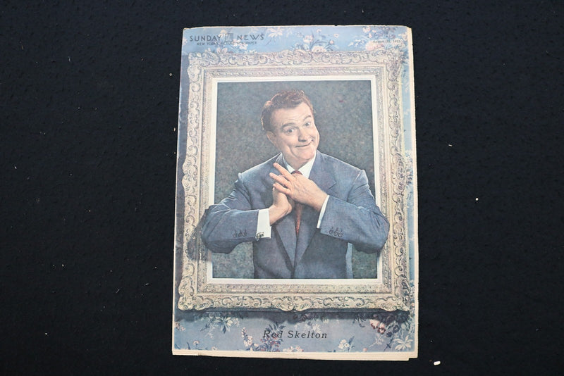 1951 AUGUST 12 NY SUNDAY NEWS MAGAZINE - RED SKELTON COVER - E 25563