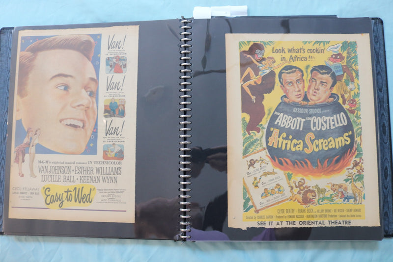 HUGE MOVIE SCRAPBOOK - LOBBY CARDS - #19