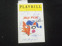 2004 SLY FOX PLAYBILL - 12 SIGNATURES - J 8210