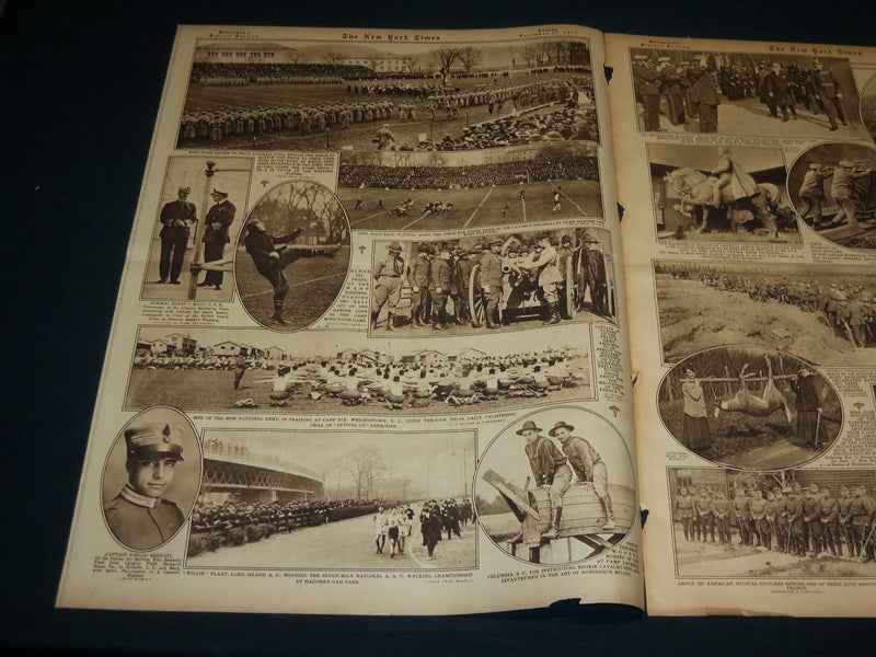 1917 NOVEMBER 11 NEW YORK TIMES PICTURE SECTION - WILSON AT PRINCETON - NT 9375