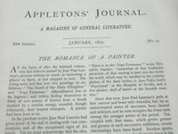 1879 APPLETONS' JOURNAL MAGAZINE LOT OF 9 ISSUES - NICE ILLUSTRATIONS - WR 698