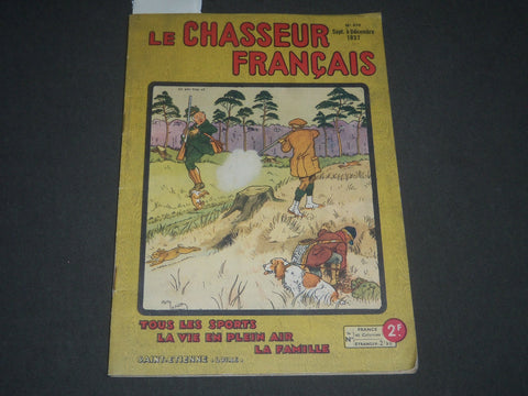 1937 SEPTEMBER-DECEMBER LE CHASSEUR FRANCAIS MAGAZINE - FRENCH - J 2526