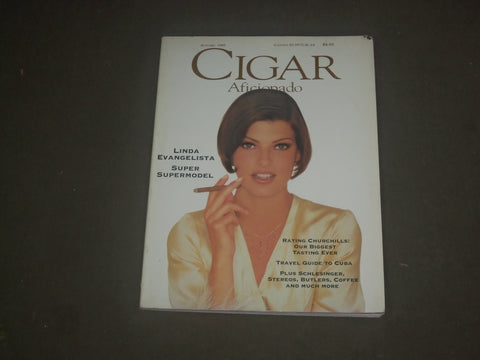 1995 AUTUMN CIGAR AFICIONADO MAGAZINE - LINDA EVANGELISTA COVER - B 4515