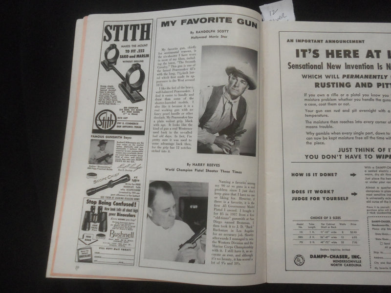 1956 JULY GUNS MAGAZINE - MARILYN MONROE COVER - J 7813