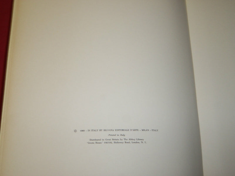 1969 ART TREASURES OF THE MEDICI BOOK BY ANTONIO MORASSI - 55 PLATES - KD 5421