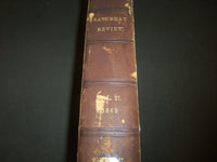 1869 JANUARY-JUNE SATURDAY REVIEW BOUND VOLUME - PUBLISHED IN LONDON - R 1142