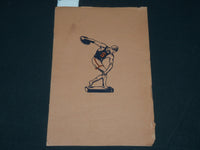 1931 APRIL 27 SYRACUSE UNIVERSITY ATHLETES BLOCK S DINNER PROGRAM - J 5782