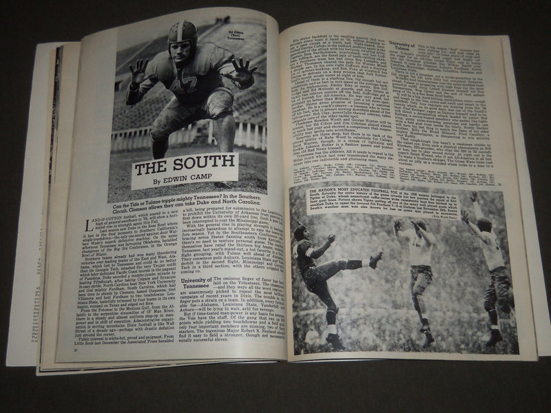 1939 FOOTBALL ILLUSTRATED ANNUAL MAGAZINE - GREAT COVER & PHOTOS - J 2510