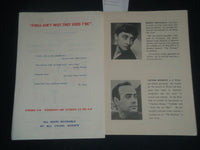 1960 FEBRUARY 11 FINGS AIN'T WOT THEY USED T'BE GARRICK PROGRAM - J 4285