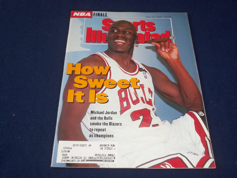 1992 JUNE 22 SPORTS ILLUSTRATED MAGAZINE - MICHAEL JORDAN - SP 9110