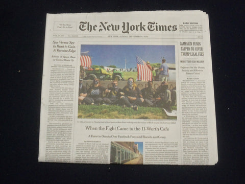 2020 SEPTEMBER 6 NEW YORK TIMES -CAMPAIGN FUNDS TAPPED TO COVER TRUMP LEGAL FEES