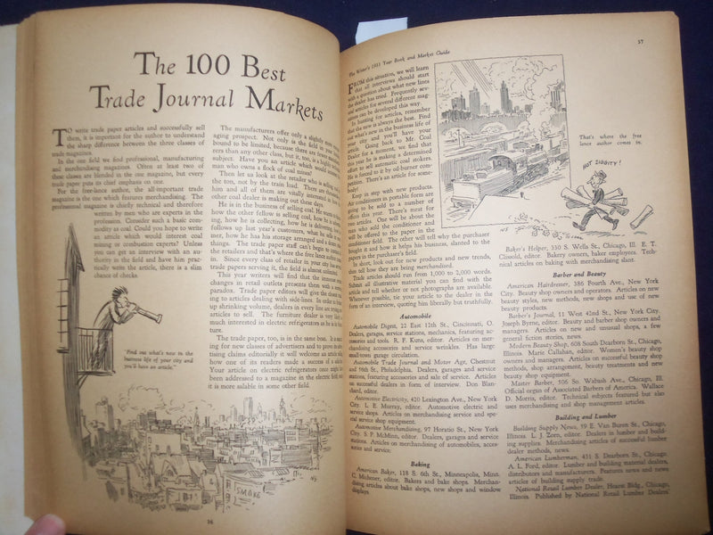 1933 THE WRITERS YEAR BOOK & MARKET GUIDE - ST 1952L