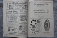 1914 PLAYS AND PLAYERS THEATRE PROGRAM MAGAZINE -MISS BILLIE BURKE COVER- K 2720