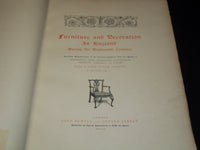 1889-1892 FURNITURE AND DECORATION IN ENGLAND 18TH CENTURY VOLUME 1 & 2 - #23