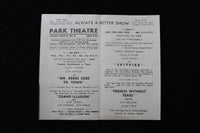 1940'S PARK THEATRE PROGRAM - COLUMBUS CIRCLE - K 1886