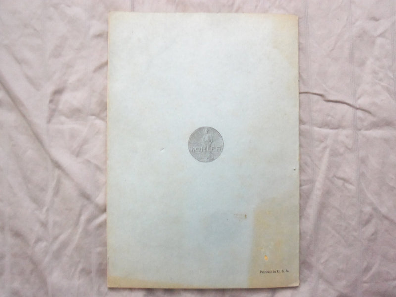 1926-1927 KOHLER OF KOHLER ELECTRIC PLANTS CATALOGS - LOT OF 3 - K 253