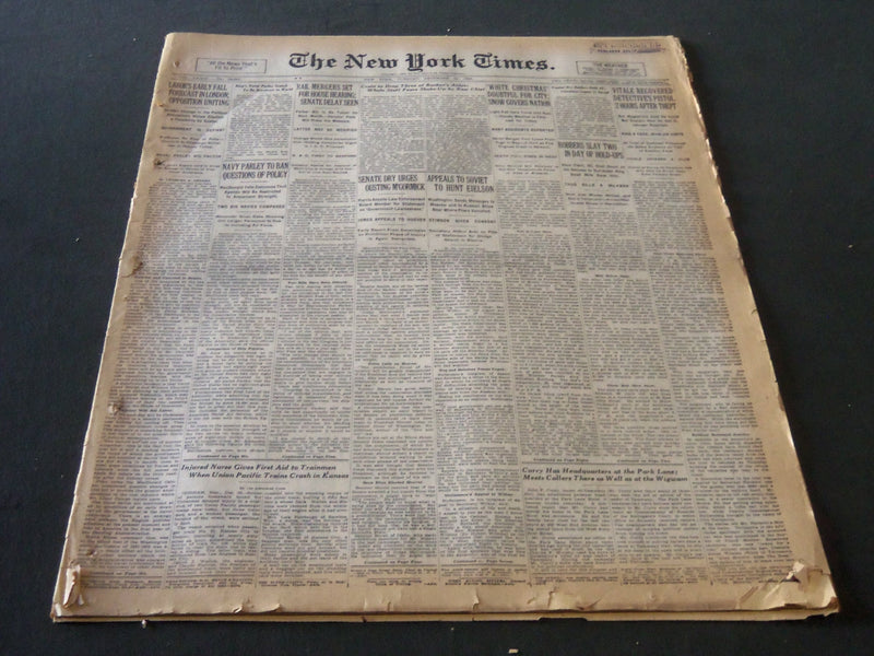 1929 DECEMBER 24 NEW YORK TIMES - HELEN WILLS WED TO F. S. MOODY JR. - NT 6557