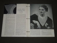 1936 CLARK'S CROCHETED COLLARS BOOK NO. 68 - ST 5128