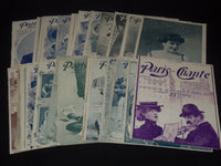 1905 PARIS QUI CHANTE REVUE ILLUSTREE MAGAZINE LOT OF 30 ISSUES - O 3442B