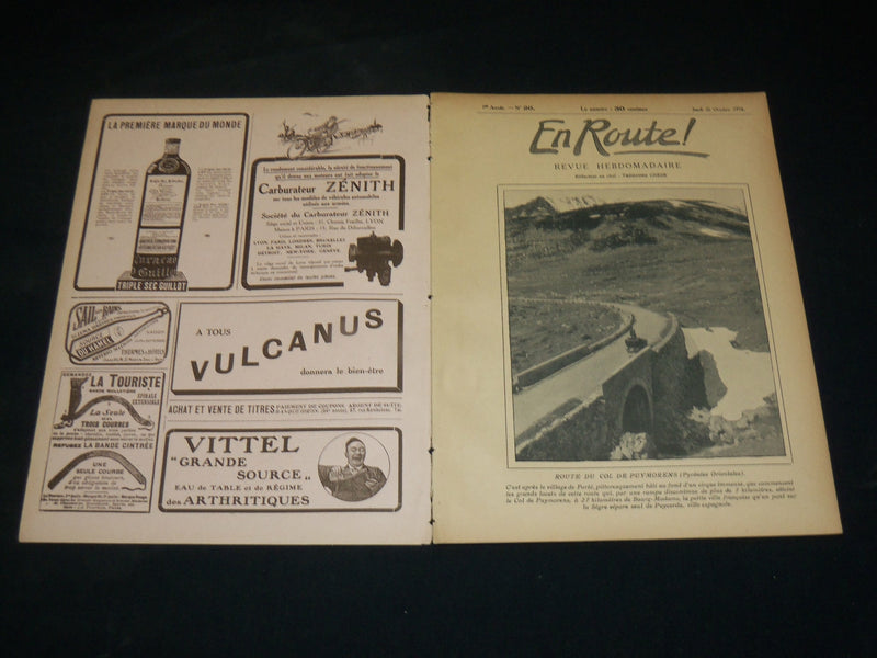 1916 OCTOBER 26 EN ROUTE! REVUE HEBDOMADAIRE ILLUSTREE FRENCH MAGAZINE - ST 531R