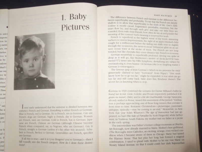 1994 KNOWING WHEN TO STOP, A MEMOIR HARDCOVER BOOK BY NED ROREM - KD 9160