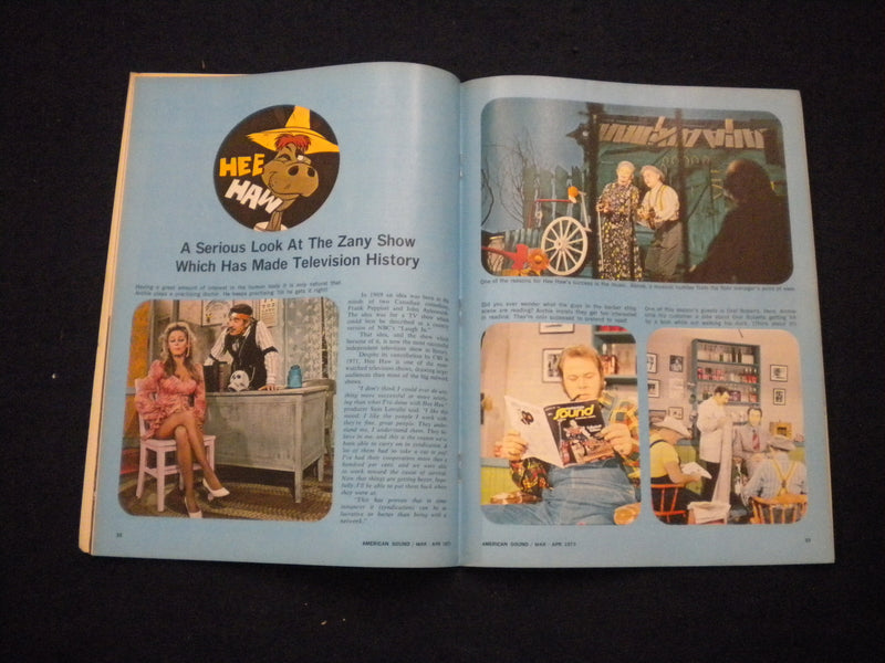 1973 MARCH/APRIL AMERICAN SOUND MAGAZINE - THE HEE HAW STORY - B 639V