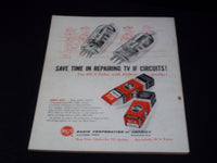 1954 DECEMBER RADIO ELECTRONICS MAGAZINE - RADIO FOR JUNIOR'S CAR COVER - E 7124