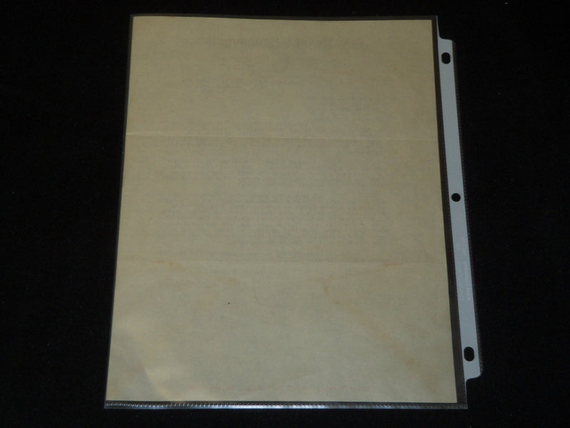 1932 JOHN MCHALE TYPED SIGNED LETTER ON JOHN RUDIN & CO. STATIONARY - J 5355