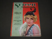 1931 APRIL SCREEN ROMANCES MOVIE MAGAZINE - MARY PICKFORD COVER - M 41