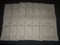 1933 GAZETTE DES BEAUX-ARTS FRENCH MAGAZINE LOT OF 12 - COMPLETE YEAR - O 3032