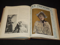 1901 JANUARY-JUNE LE THEATRE MAGAZINE BOUND VOLUME - 12 ISSUES - KD 2657D