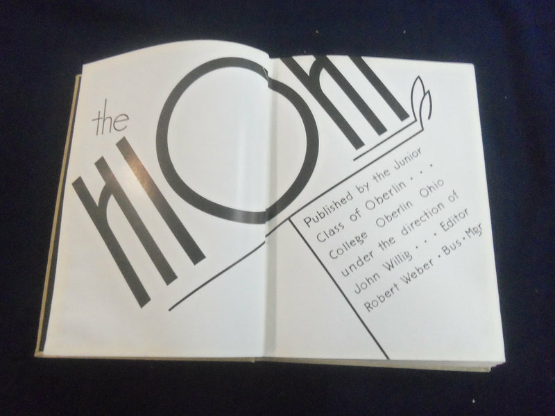 1935 THE HIOHI OBERLIN COLLEGE YEARBOOK - OBERLIN, OHIO - YB 2809