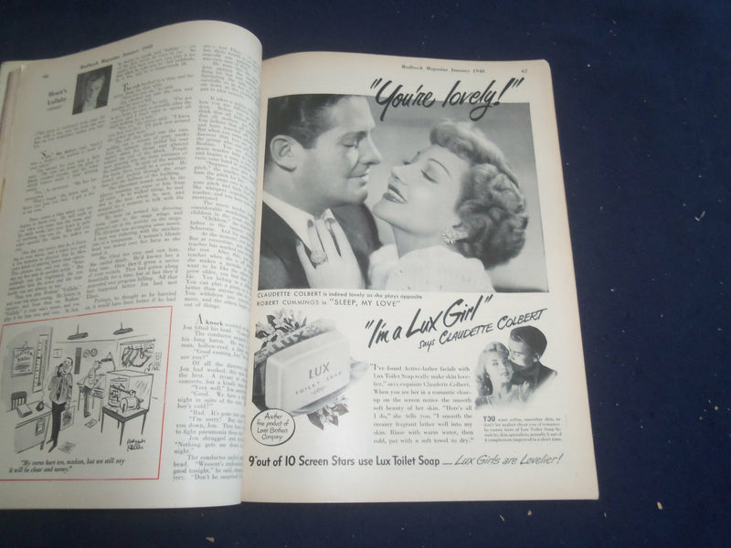 1948 JANUARY REDBOOK MAGAZINE - WIVES SHOULDN'T WEAR HALOS - SP 6257N