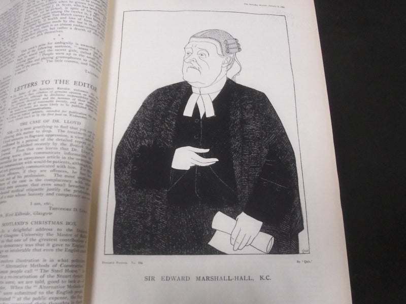 1926 SATURDAY REVIEW 2 BOUND VOLUMES - COMPLETE YR- PUBLISHED IN LONDON - R 1132