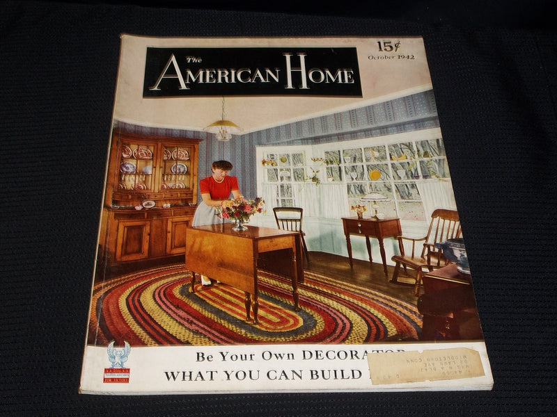 1942 OCTOBER THE AMERICAN HOME MAGAZINE - VERY NICE FRONT COVER - E 5079