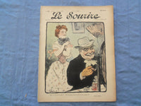 1902 JAN 25 LE SOURIRE MAGAZINE - ILLUSTRATED COMEDY - FRENCH TEXT - SP 4864V
