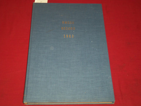 1963 RWDSU RECORD NEWSPAPER BOUND VOLUME NO. 10 - RETAIL - WHOLESALE - R 15C