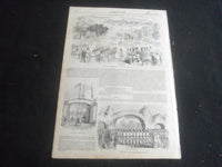 1853 AUGUST 13 ILLUSTRATED NEWS MAGAZINE - PLYMOUTH CELEBRATION - B 5531K